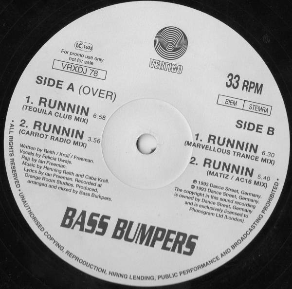 Bass Bumpers - Runnin | Vertigo (VRXDJ 78) - main Bass Bumpers - Runnin | Vertigo (VRXDJ 78) - main
