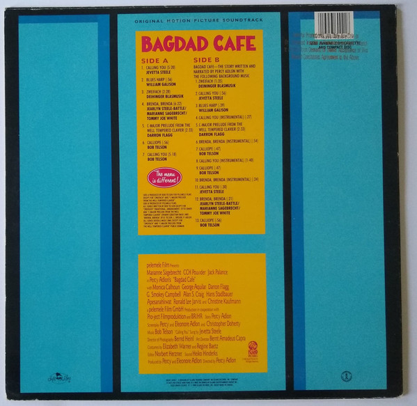 Various - Bagdad Cafe (Original Motion Picture Soundtrack) Promo | Island Records (GJ-6002) Various - Bagdad Cafe (Original Motion Picture Soundtrack) Promo | Island Records (GJ-6002)