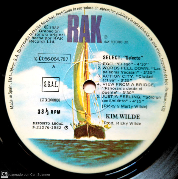 Kim Wilde - Select | Rak (10C 066-064787) - 4