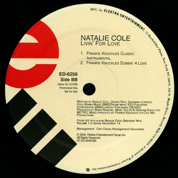 Natalie Cole - Livin' For Love | Elektra (ED 6256) - 5 Natalie Cole - Livin' For Love | Elektra (ED 6256) - 5