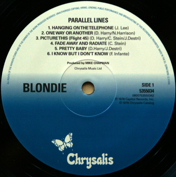 Blondie - Parallel Lines | Chrysalis (5355034) - 2