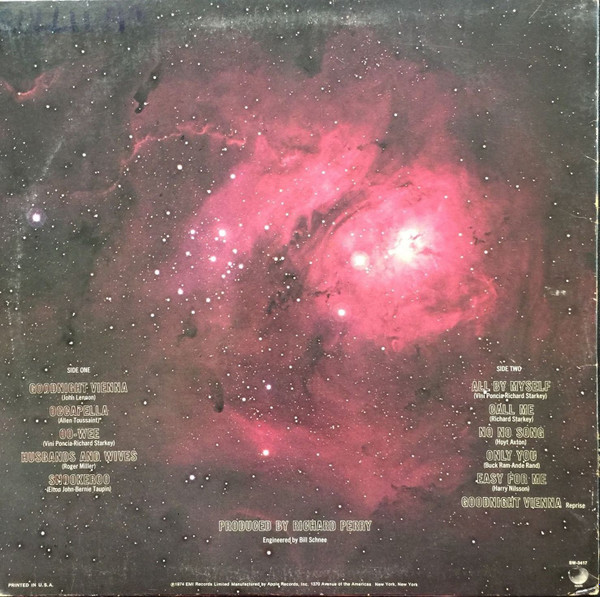 Ringo Starr - Goodnight Vienna | Apple Records (SW-3417) - 2