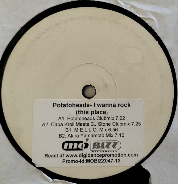 Potatoheads - I Wanna Rock (This Place) | Mo'Bizz Recordings (MOBIZZ047-12)
