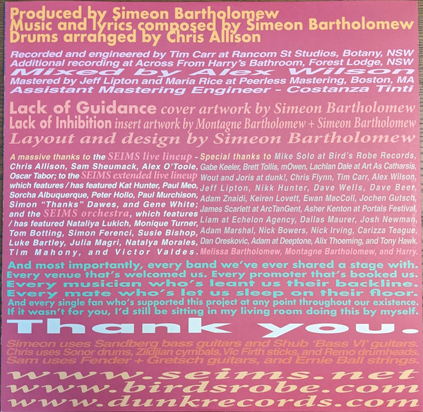 Seims - V | Bird's Robe Records (BRR186) - 4