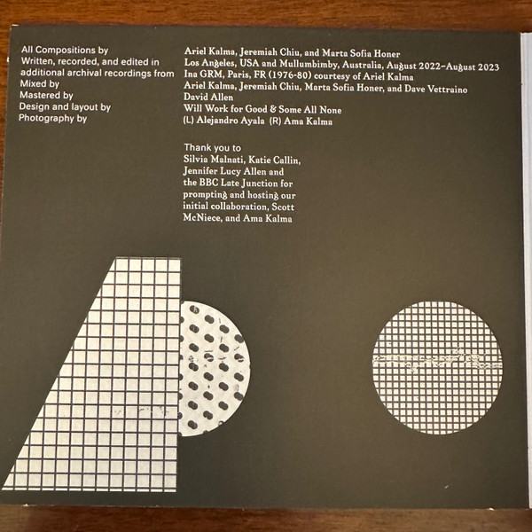 Ariel Kalma , Jeremiah Chiu , Marta Sofia Honer - The Closest Thing to Silence | International Anthem Recording Company (IARC0077) - 2 Ariel Kalma , Jeremiah Chiu , Marta Sofia Honer - The Closest Thing to Silence | International Anthem Recording Company (IARC0077) - 2