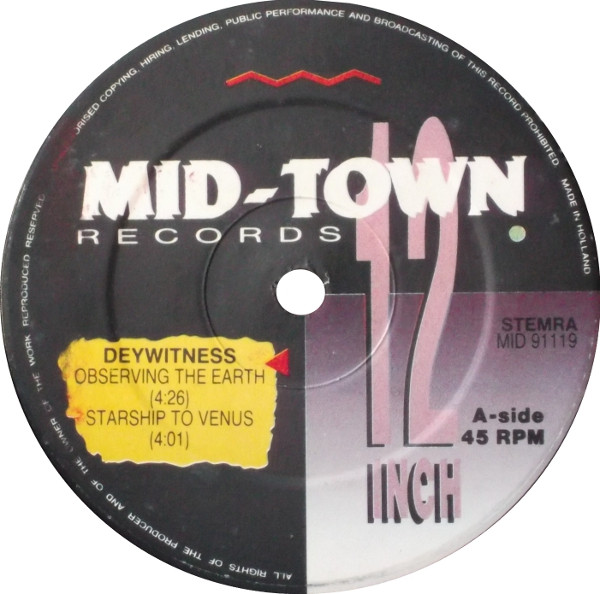 Dyewitness - Observing The Earth | Mid-Town Records (MID 91119) - 3 Dyewitness - Observing The Earth | Mid-Town Records (MID 91119) - 3