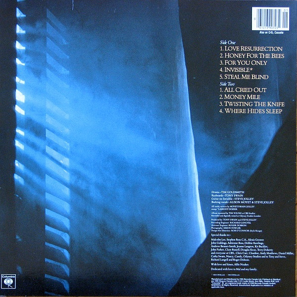 Alison Moyet - Alf | Columbia (PCC-90723) - 2