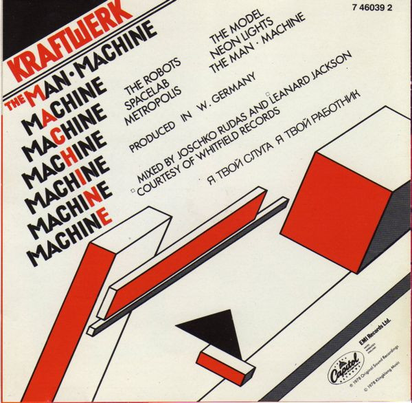 Kraftwerk - The Man Machine | Capitol Records (0777 7 46039 2 8) - 2