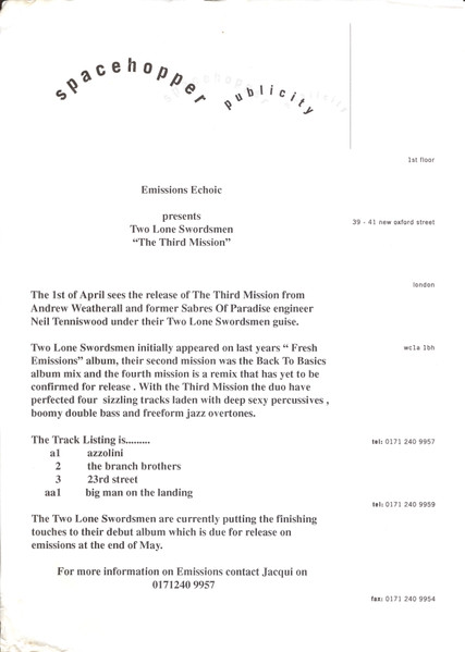 Two Lone Swordsmen - The Third Mission | Emissions Echoic (PT 028) - 3