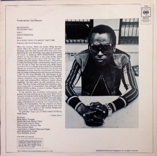 Miles Davis - In A Silent Way | CBS (S 63630) - 2