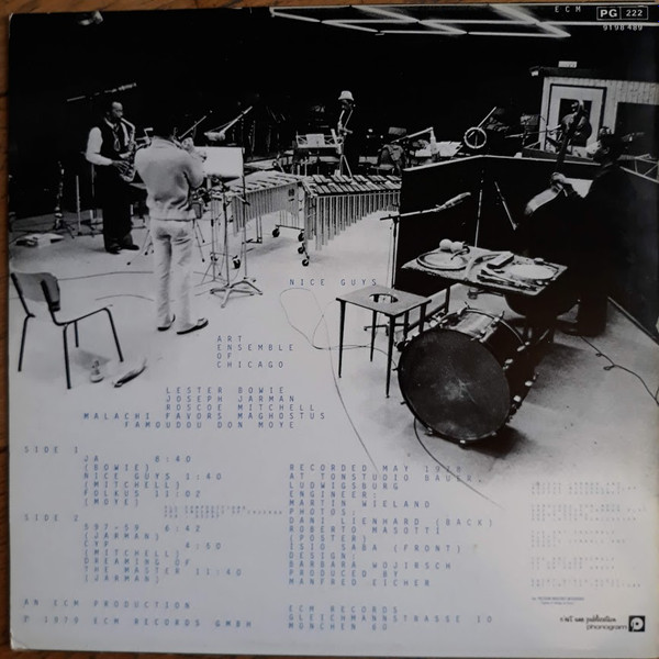 The Art Ensemble Of Chicago - Nice Guys | ECM Records (9198 489) - 2