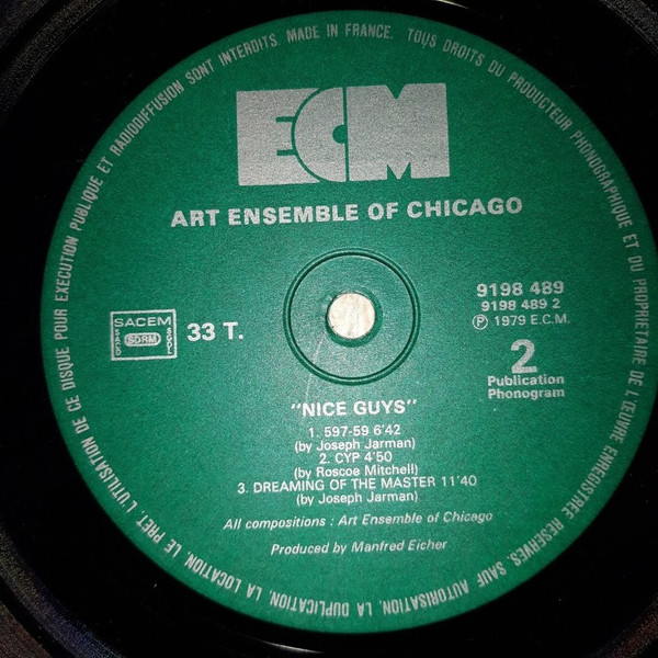 The Art Ensemble Of Chicago - Nice Guys | ECM Records (9198 489) - 4