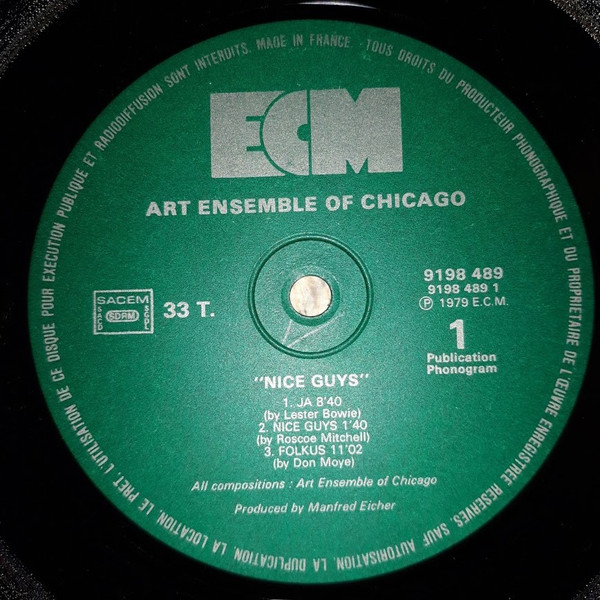 The Art Ensemble Of Chicago - Nice Guys | ECM Records (9198 489) - 3