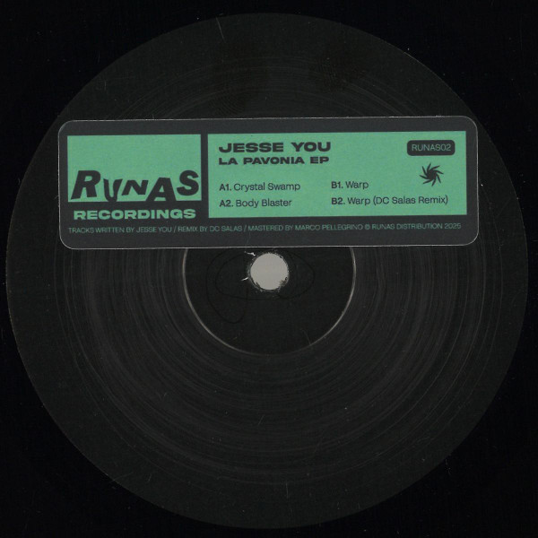 Jesse You - La Pavonia EP (Incl. DC Salas Remix) | Runas Recordings (RUNAS02)