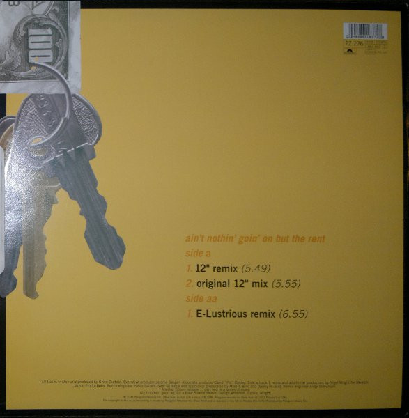 Gwen Guthrie - Ain't Nothin' Goin' On But The Rent (1993 Remix) | Polydor (PZ 276) - 2 Gwen Guthrie - Ain't Nothin' Goin' On But The Rent (1993 Remix) | Polydor (PZ 276) - 2