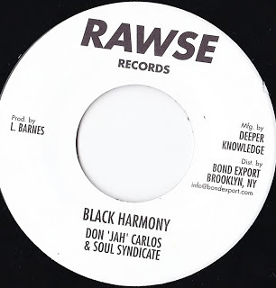 Jah Carlos & The Soul Syndicate - Black Harmony | Rawse Records (DKR-126)