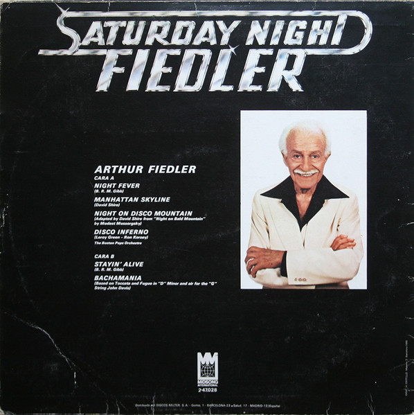 Arthur Fiedler Dirige La Boston Pops Orchestra - Saturday Night Fiedler | Midsong International (2-47.028) - 2