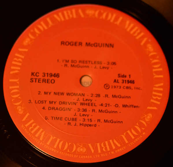 Roger McGuinn - Roger McGuinn | Columbia (KC 31946) - 3