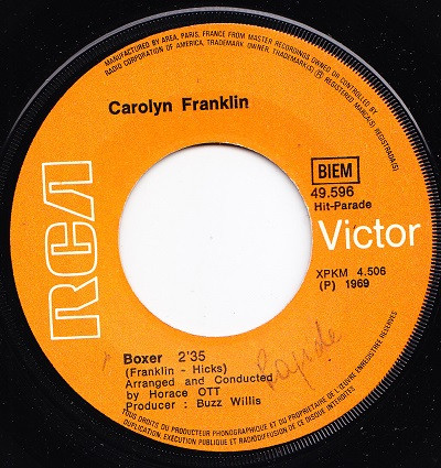 Carolyn Franklin - Boxer | RCA Victor (49.596) - 2 Carolyn Franklin - Boxer | RCA Victor (49.596) - 2