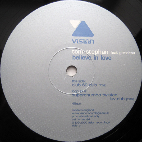 Tom Stephan feat Gerideau - Believe In Love | Vision (VSNDJ4) - 4
