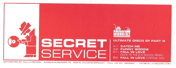 Workidz - The Ultimate Disco EP Part III | Secret Service Records (SS-010)