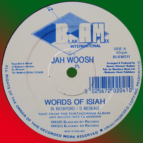 Jah Woosh - Words Of Isiah / Ethiopia Invasion | Blakamix (BLKM011)