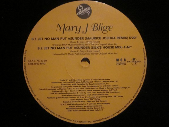 Mary J Blige - Deep Inside | Nitelite Records (NL 23-99) - 2