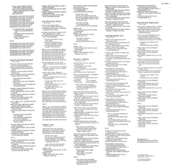 Skid Row - Skid Row | Atlantic (781 936-1) - 5 Skid Row - Skid Row | Atlantic (781 936-1) - 5