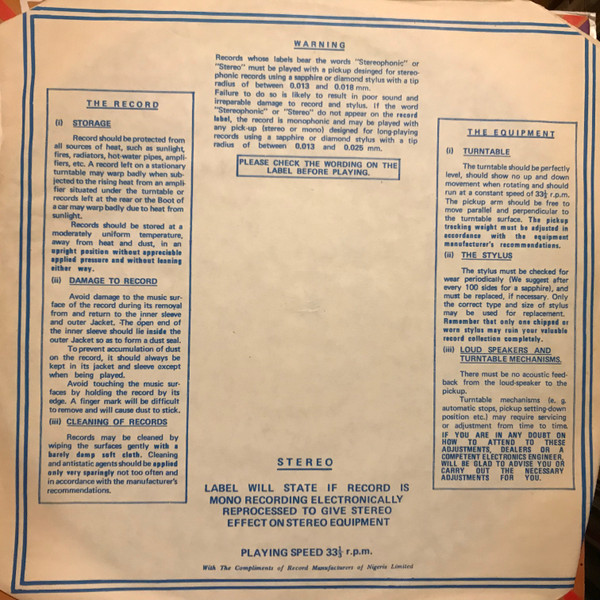 King Sunny Ade & His African Beats - Ariya Special | Sunny Ade Organisation (SALP 27) - 3 King Sunny Ade & His African Beats - Ariya Special | Sunny Ade Organisation (SALP 27) - 3
