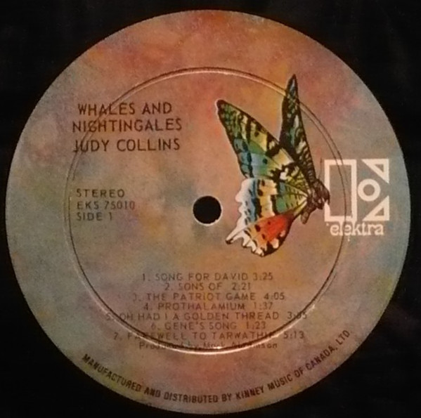Judy Collins - Whales And Nightingales | Elektra (EKS-75010) - 2