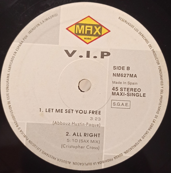 V.I.P. - All Right | Max Music (NM627MA) - 4