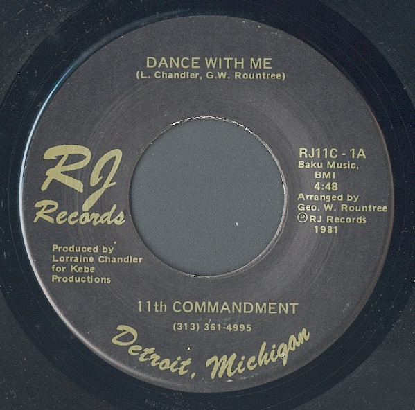 11th Commandment - Dance With Me / Move It, Groove It | RJ Records (RJ11C - 1) - main 11th Commandment - Dance With Me / Move It, Groove It | RJ Records (RJ11C - 1) - main