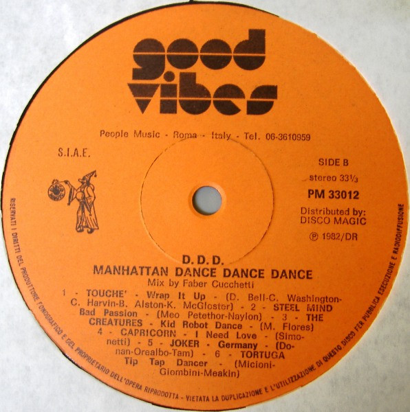 Various - D.D.D. Manhattan Dance Dance Dance | Good Vibes (PM 33012) - 4