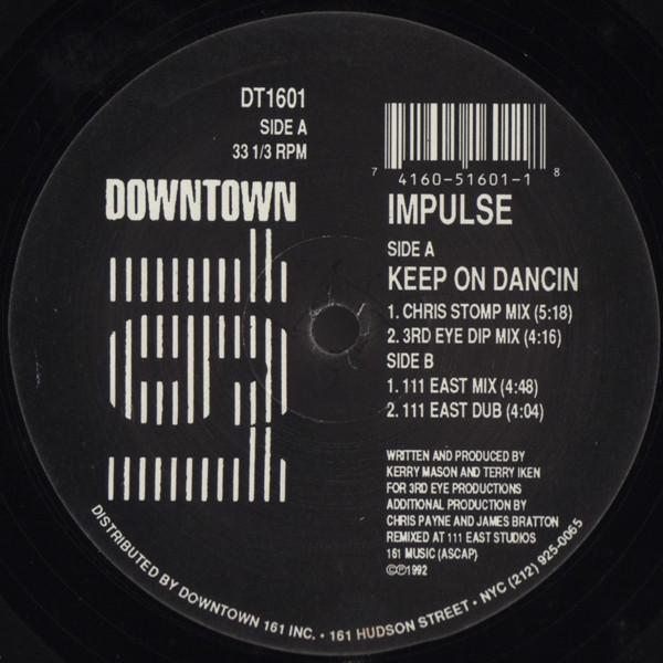 Impulse - Keep On Dancin | Downtown 161 (DT1601)