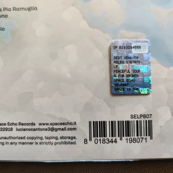 Go.Soul.Map. - Peaceful Sound For Broken Minds | Space Echo Records (SELP807) Go.Soul.Map. - Peaceful Sound For Broken Minds | Space Echo Records (SELP807)