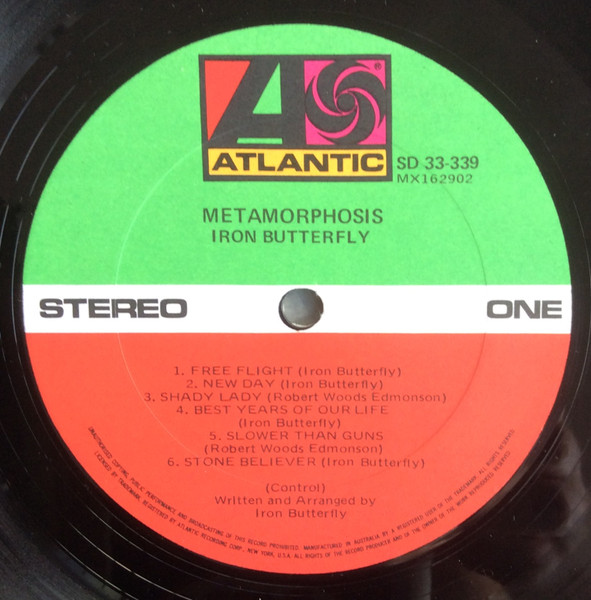 Iron Butterfly With Mike Pinera & El Rhino - Metamorphosis | Atlantic (SD 33-339) - 4