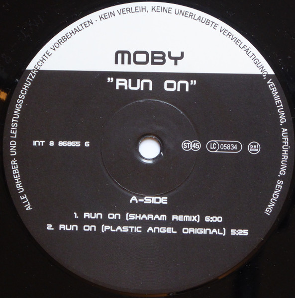Moby - Run On | Mute (INT 8 86865 6) - main