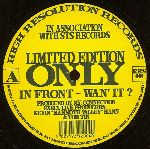 N.Y. Connection - In Front - Wan' It? | High Resolution Records (RRS 001) - main N.Y. Connection - In Front - Wan' It? | High Resolution Records (RRS 001) - main