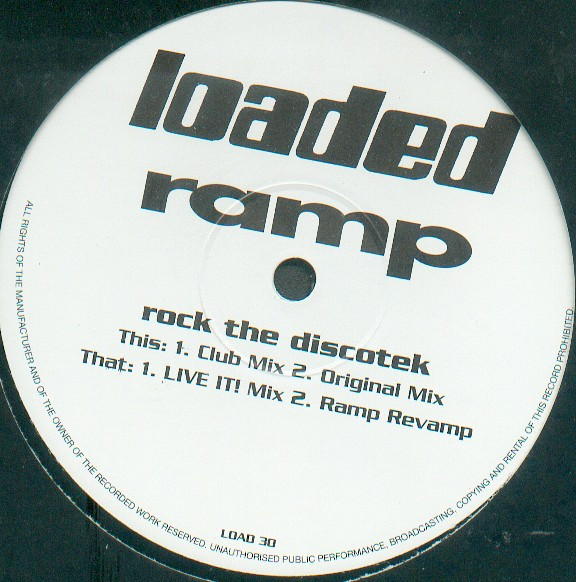 Ramp - Rock The Discotek | Loaded Records (LOAD 30) - main