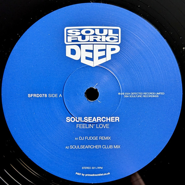 Soulsearcher / Urban Blues Project Presents Mother Of Pearl Featuring Pearl Mae - Feelin' Love / Your Heaven (I Can Feel It) | Soulfuric Deep (SFRD078)