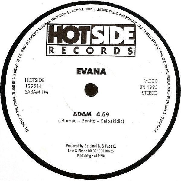 Evana - Baby Love | Hotside Records (HOTSIDE 129514) - 2 Evana - Baby Love | Hotside Records (HOTSIDE 129514) - 2