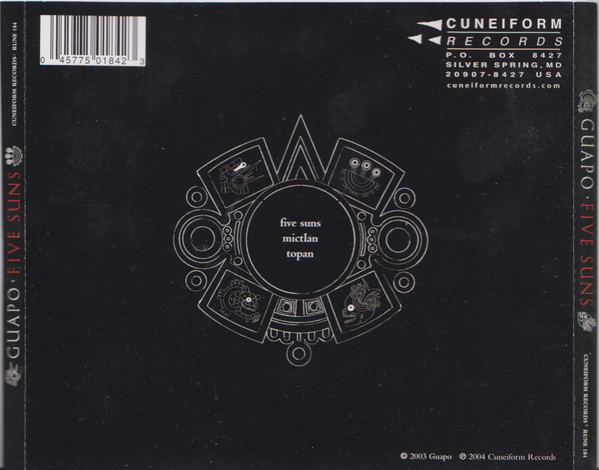 Guapo - Five Suns | Cuneiform Records (RUNE 184) - 2