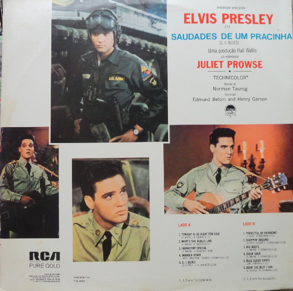 Elvis Presley - Saudades de um Pracinha | RCA Pure Gold (107.4053) - 2