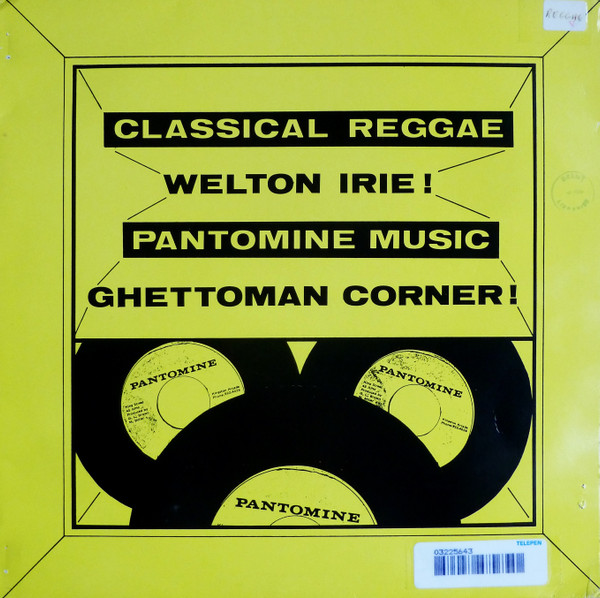Welton Irie - Ghetto Man Corner | Pantomine (013044)