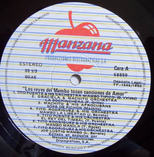 Various - Los Reyes Del Mambo Tocan Canciones De Amor | Manzana (FML-61) - 4 Various - Los Reyes Del Mambo Tocan Canciones De Amor | Manzana (FML-61) - 4