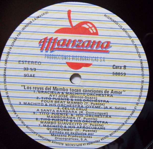 Various - Los Reyes Del Mambo Tocan Canciones De Amor | Manzana (FML-61) - 3 Various - Los Reyes Del Mambo Tocan Canciones De Amor | Manzana (FML-61) - 3