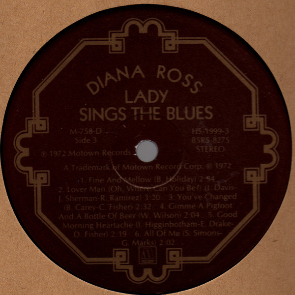 Diana Ross - Lady Sings The Blues (Original Motion Picture Soundtrack) | Motown (M 758-D) - 5