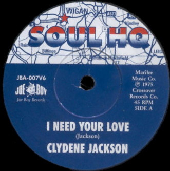 Clydene Jackson - I Need Your Love | Joe Boy Records (JBA-007V6)