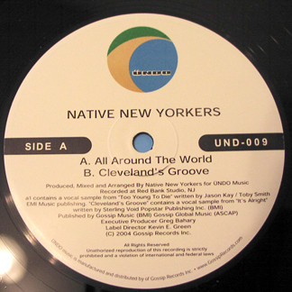 Native New Yorkers - All Around The World / Cleveland's Groove | Ündo Music (UND-009) Native New Yorkers - All Around The World / Cleveland's Groove | Ündo Music (UND-009)