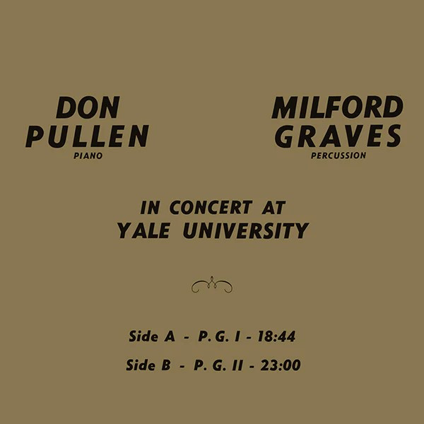 Don Pullen - Milford Graves - In Concert At Yale University | Superior Viaduct (SV194)
